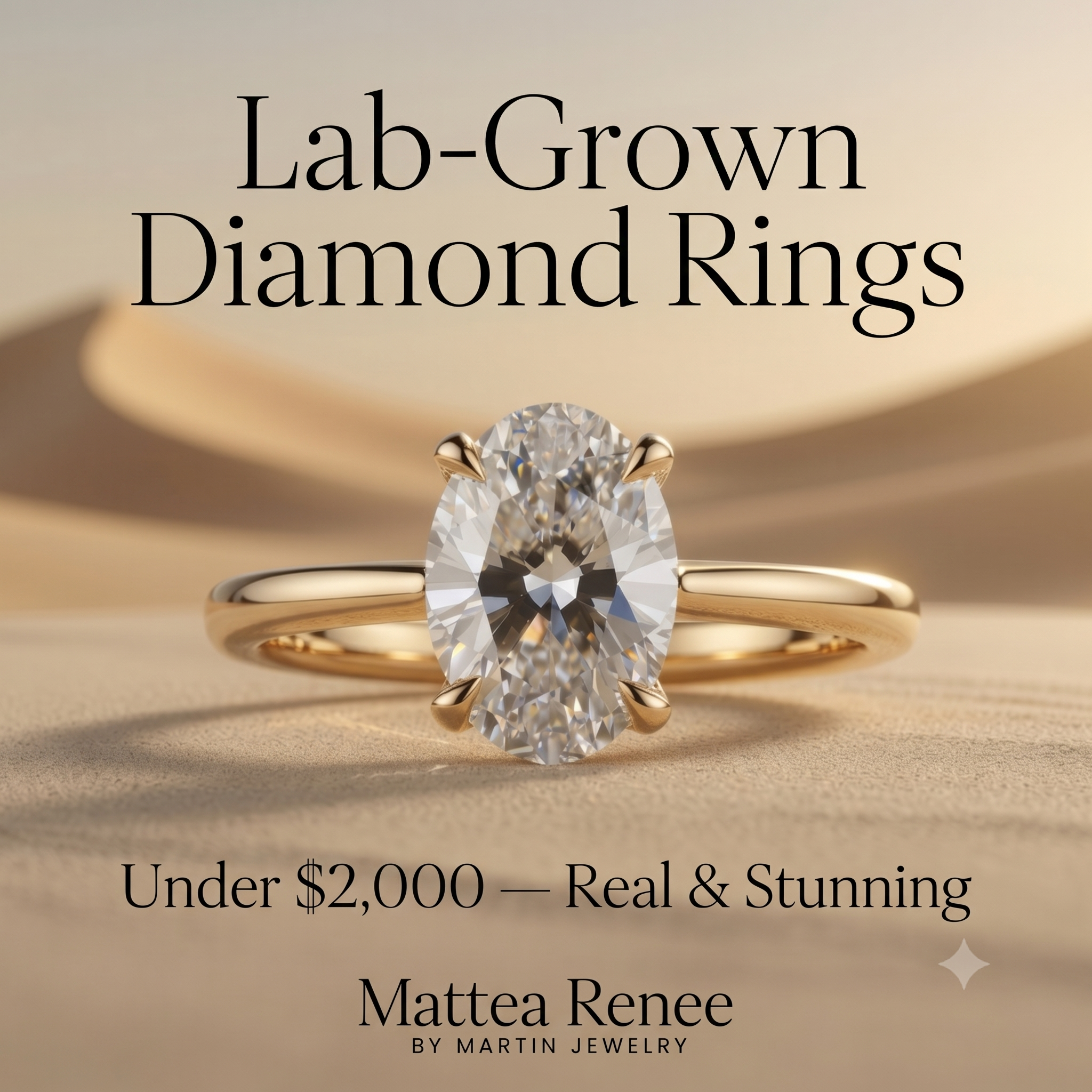 Lab-Grown Diamond Engagement Rings Under $2,000 — Yes, They're Real. Yes, They're Stunning.