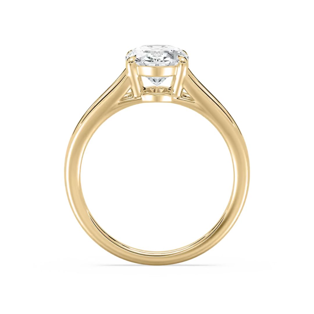 Oval Esme Open Shank Solitaire