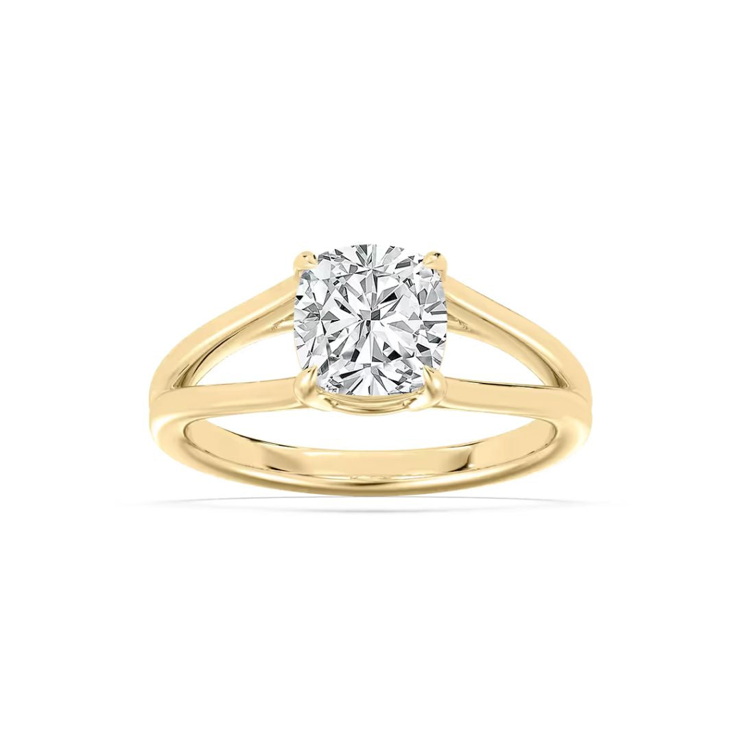 Round Esme Open Shank Solitaire