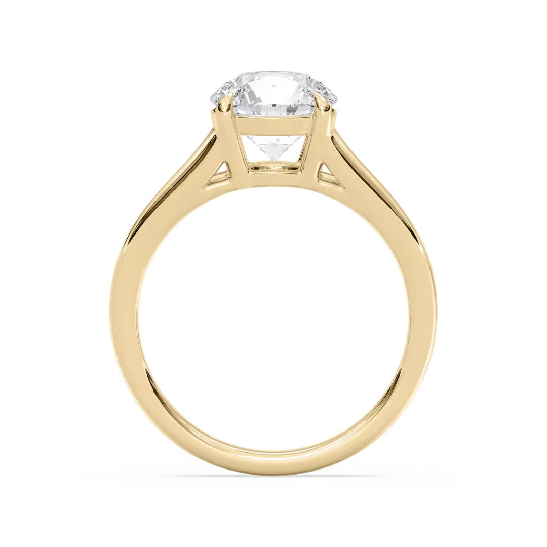 Cushion Esme Open Shank Solitaire