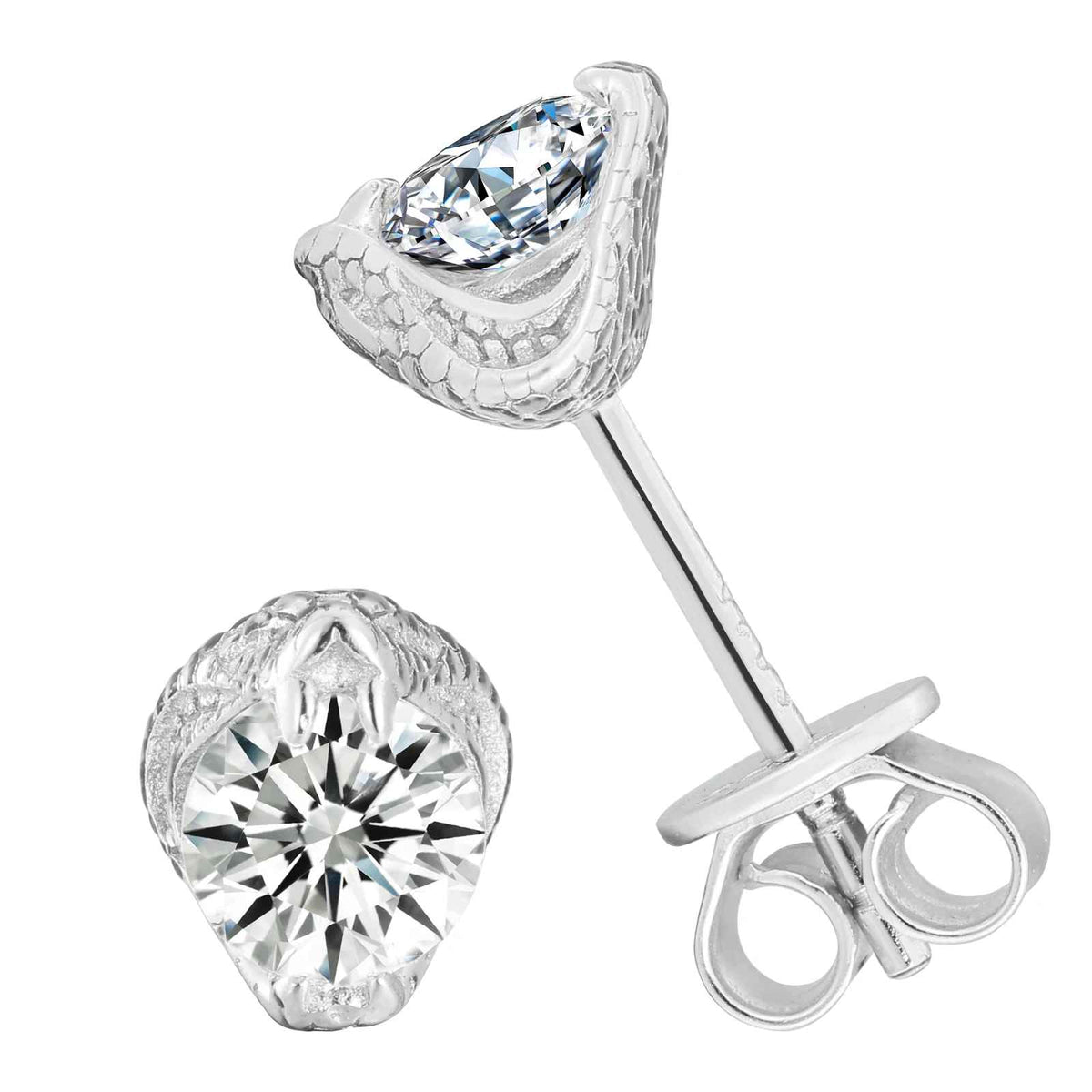GC Aria Stud Earrings | 925 Silver VVS Moissanite