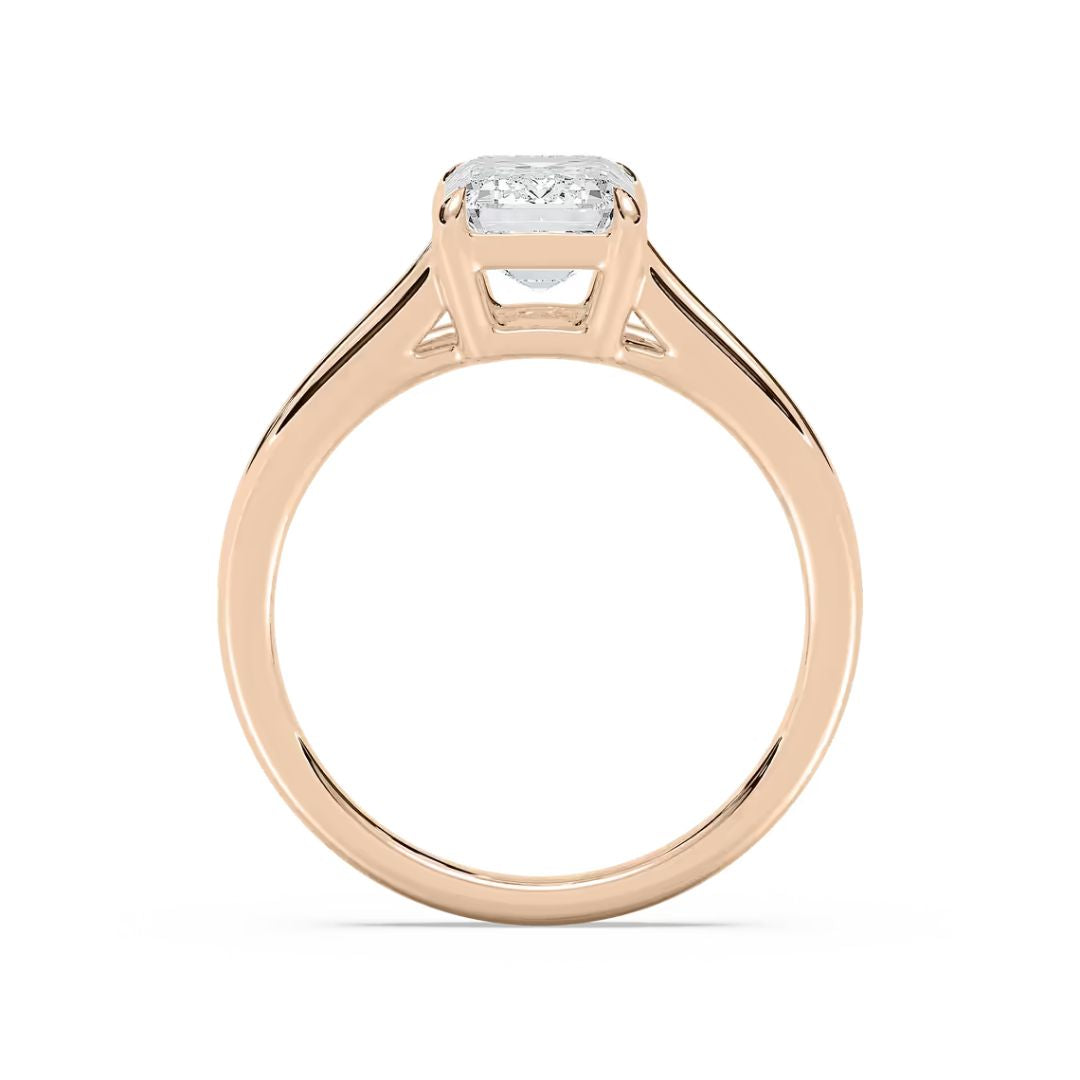 *Emerald Esme Open Shank Solitaire