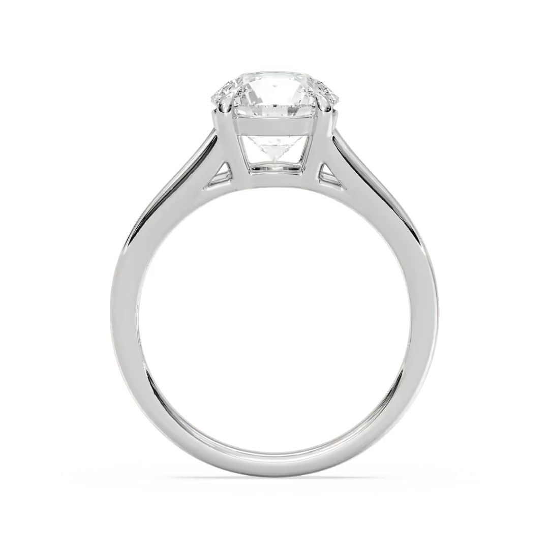 Cushion Esme Open Shank Solitaire