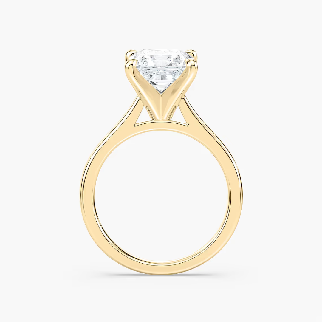 Princess Dior Claw Prong Solitaire Stackable