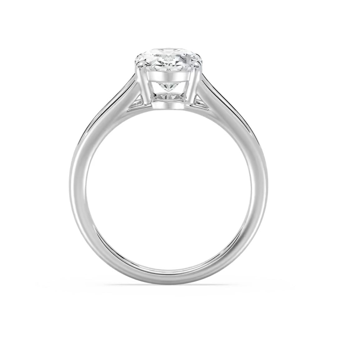 Oval Esme Open Shank Solitaire