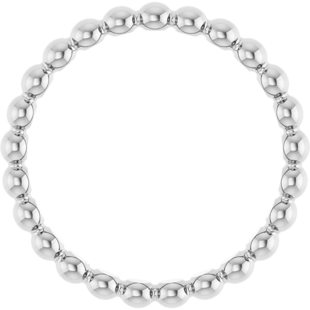 Perle Dorée Beaded Stackable Ring