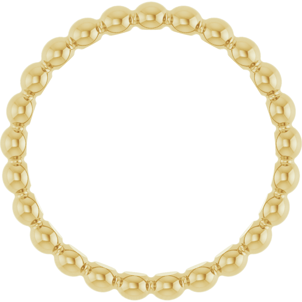 Perle Dorée Beaded Stackable Ring
