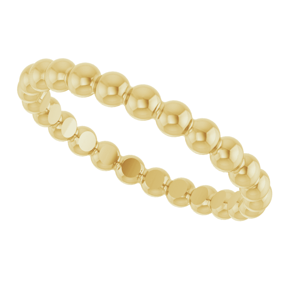 Perle Dorée Beaded Stackable Ring