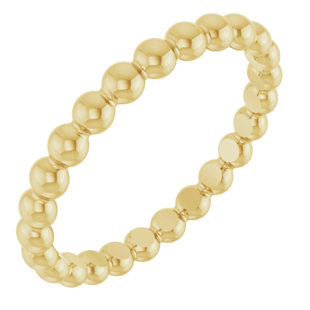 Perle Dorée Beaded Stackable Ring