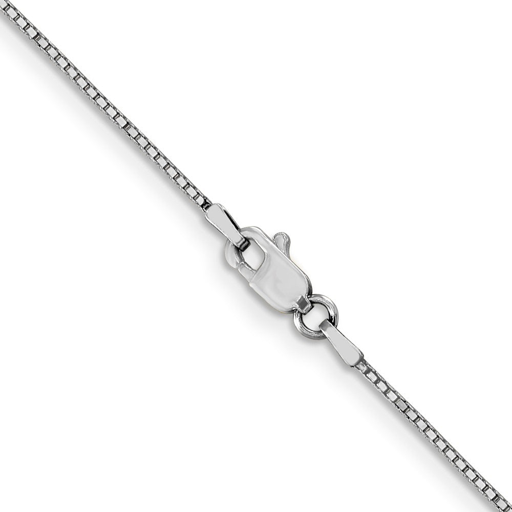 10K White Gold .85mm Box Chain
