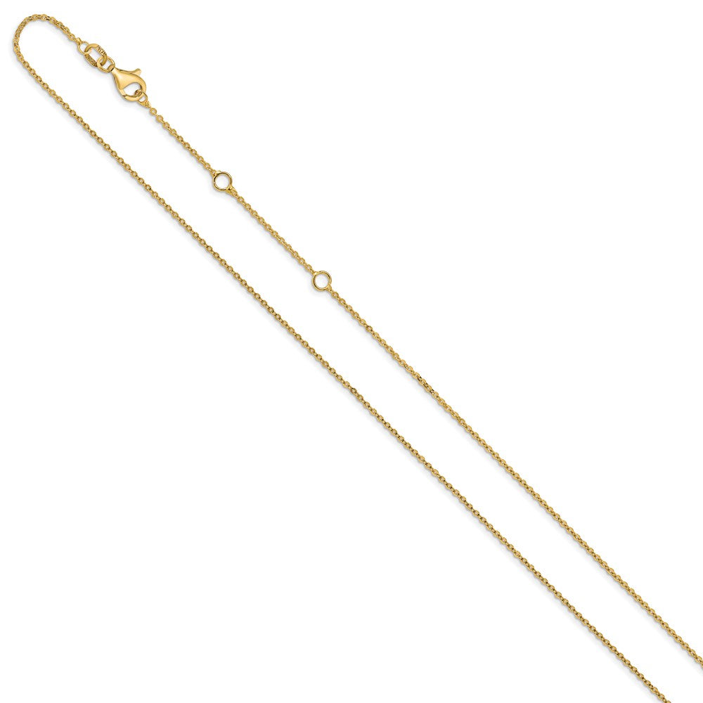 10K 1.1mm Flat Cable 1in+1in Adjustable Chain