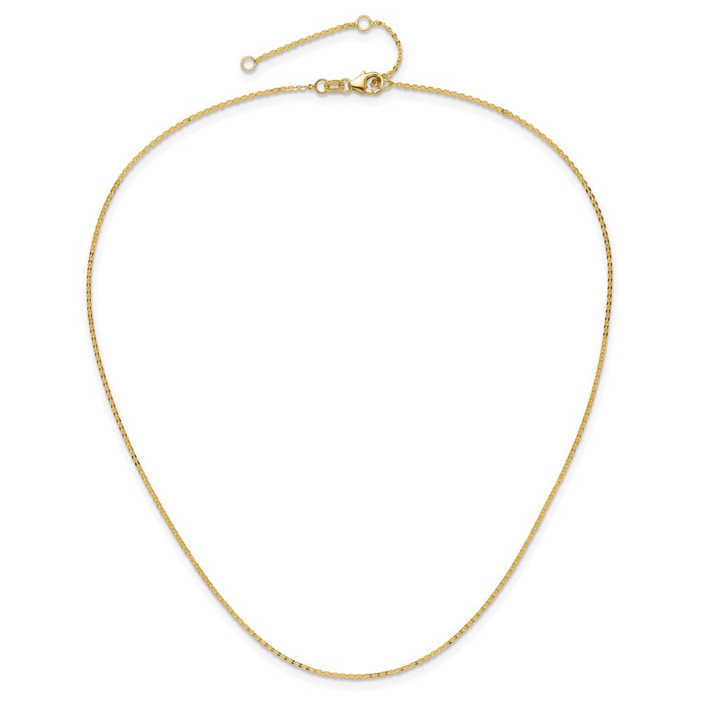 10K 1.1mm Flat Cable 1in+1in Adjustable Chain