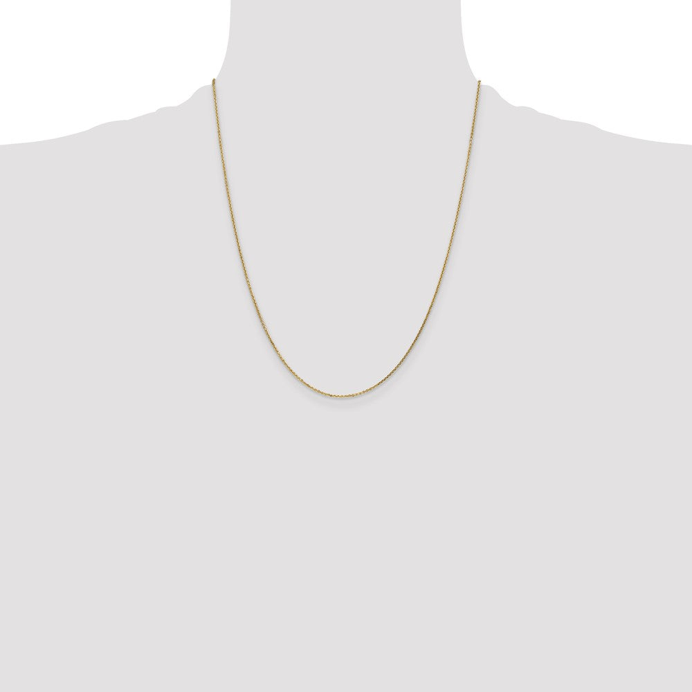 10K .95mm Diamond-cut Cable Chain