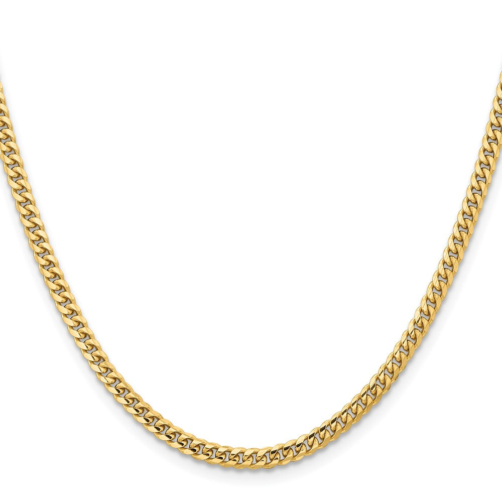 10K 3.5mm Solid Miami Cuban Chain