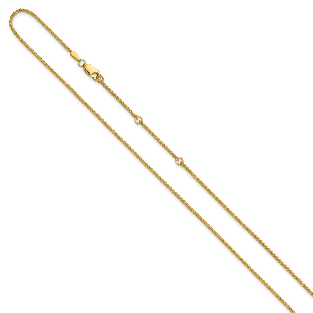 10K 1.5mm Spiga 1in+1in Adjustable Chain