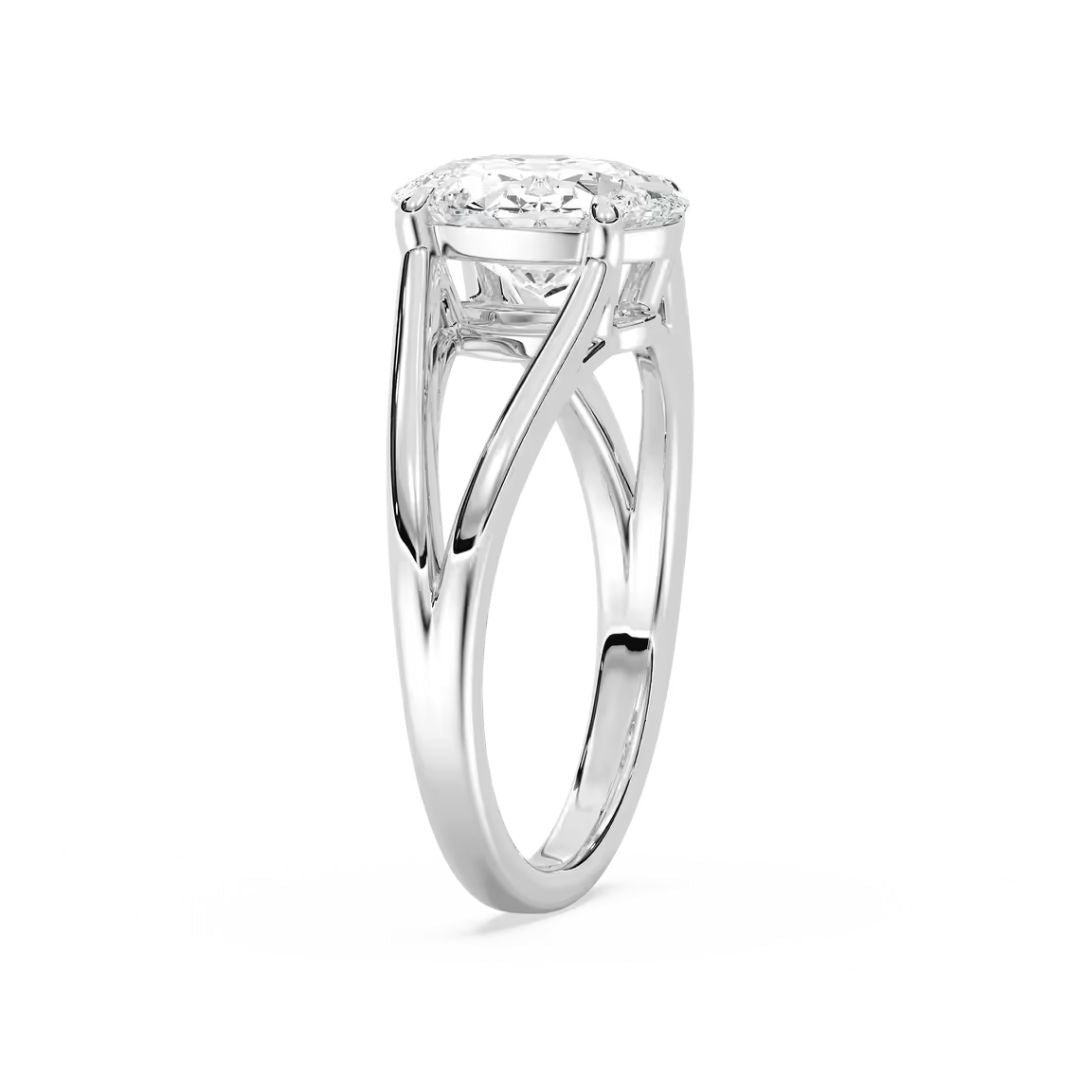 *Oval Esme Open Shank Solitaire