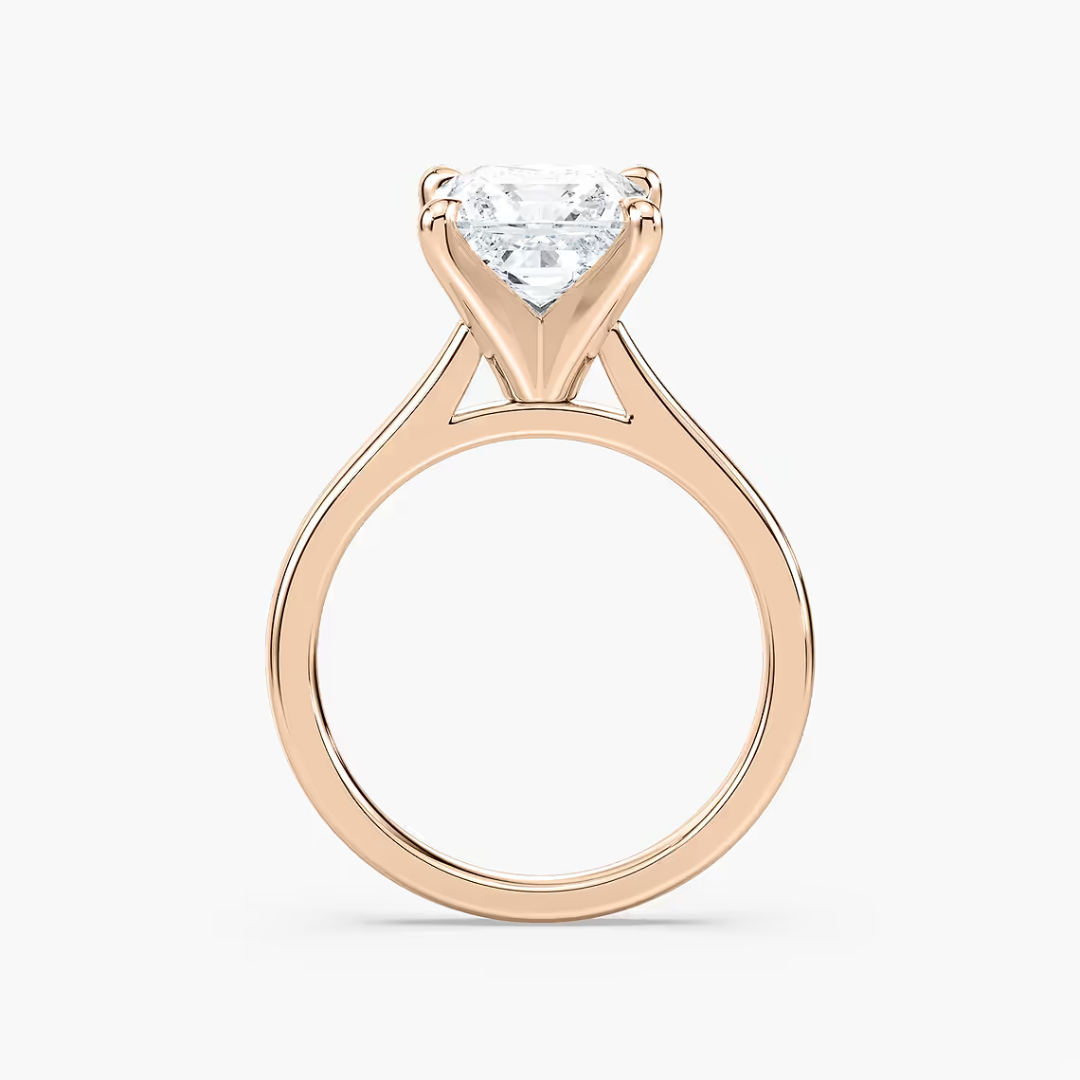 Princess Dior Claw Prong Solitaire Stackable