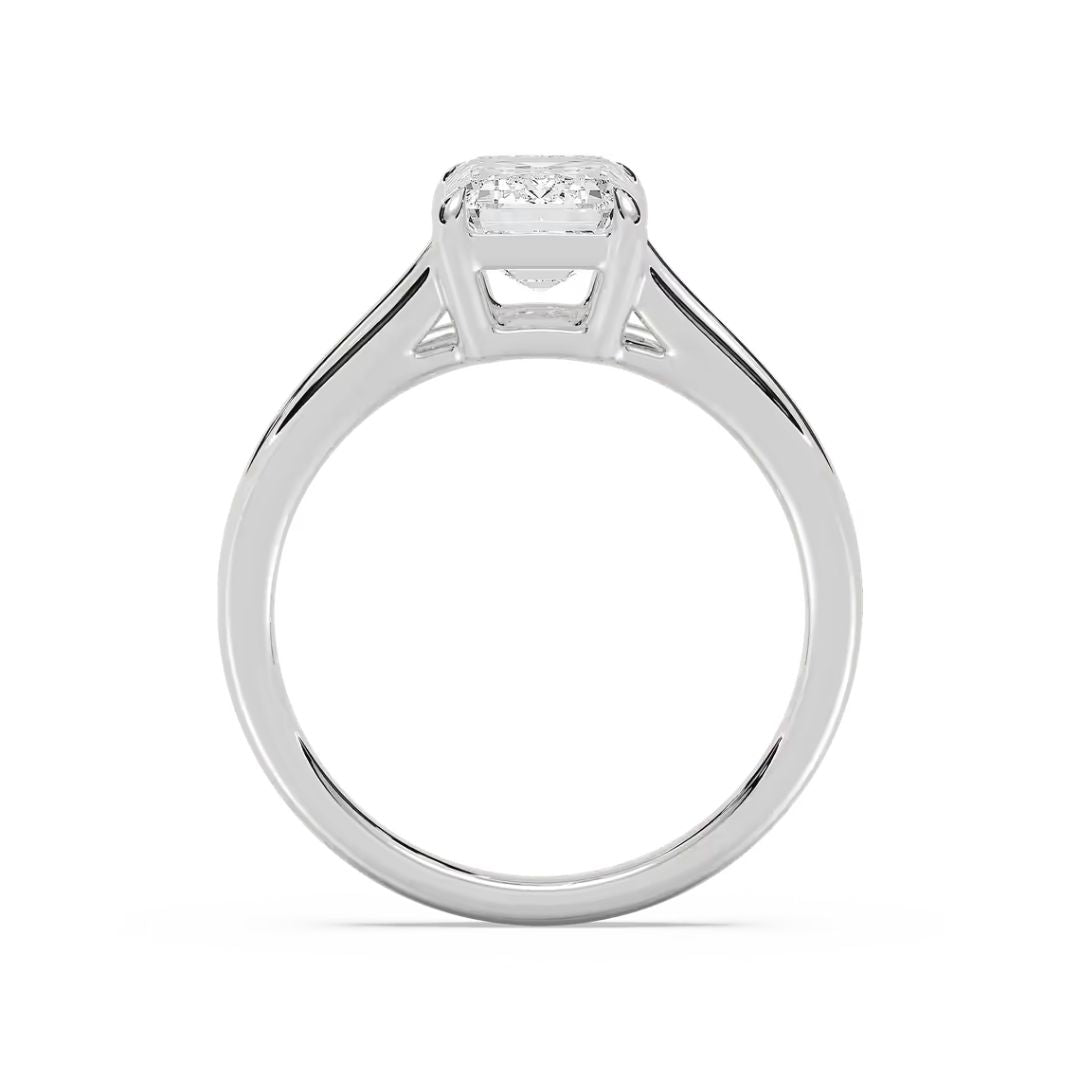 *Emerald Esme Open Shank Solitaire
