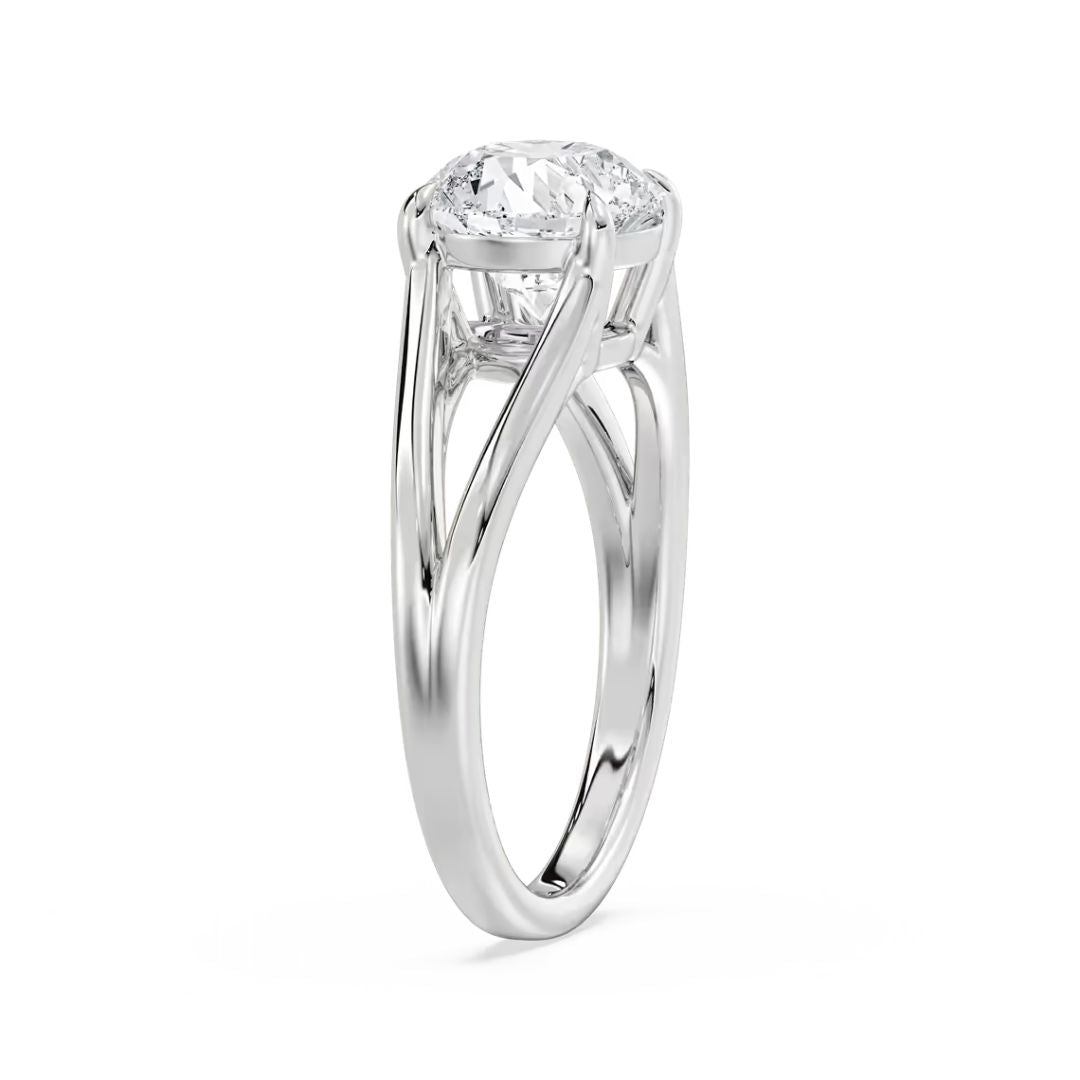 *Cushion Esme Open Shank Solitaire