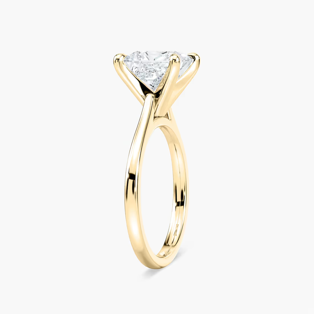 Princess Dior Claw Prong Solitaire Stackable