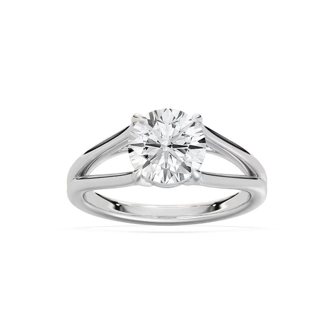 Cushion Esme Open Shank Solitaire