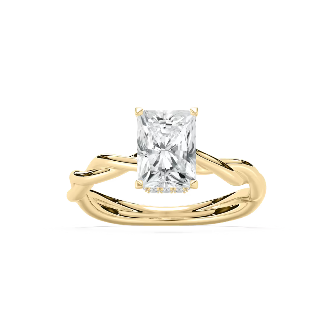 Emerald Eleanor Hidden Halo Twist