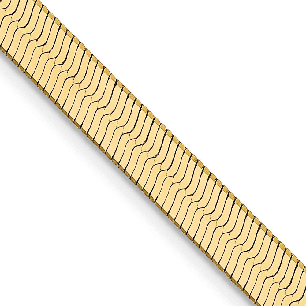 14K 4mm Silky Herringbone Chain