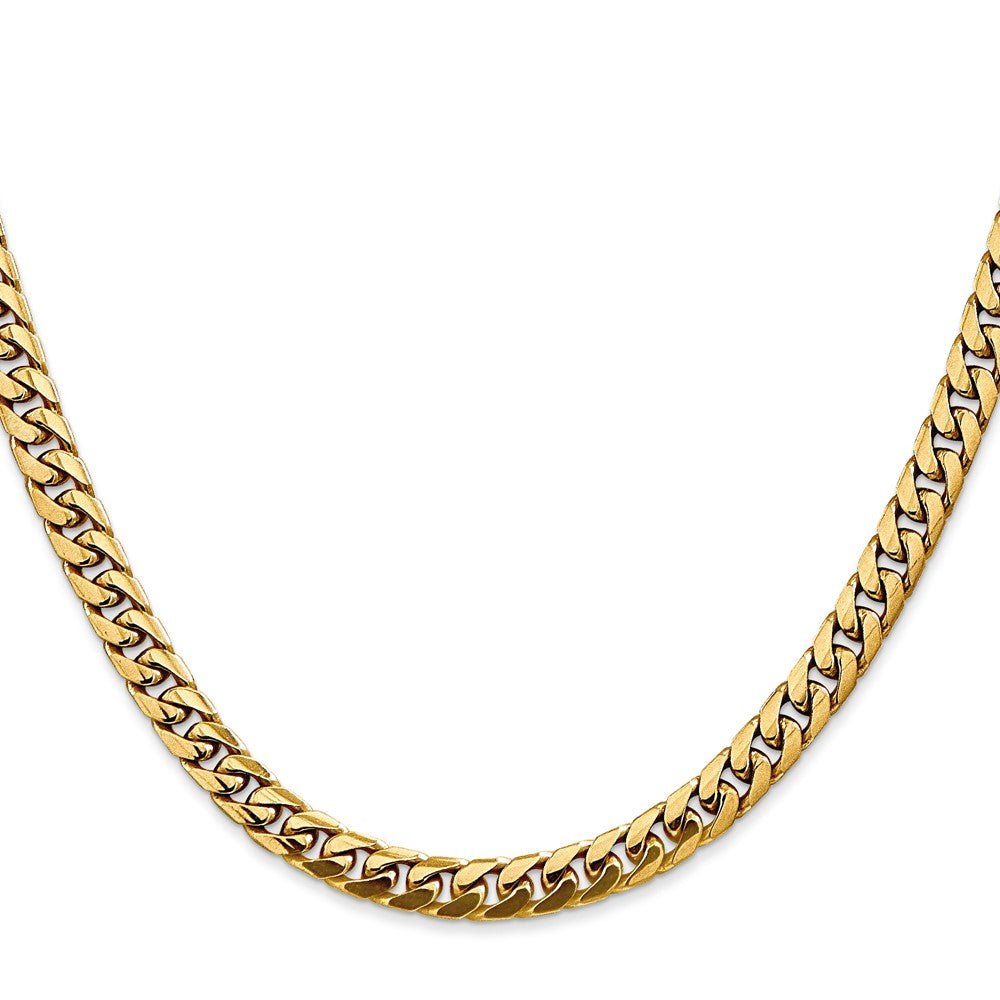 14K 5.0mm Solid Miami Cuban Chain