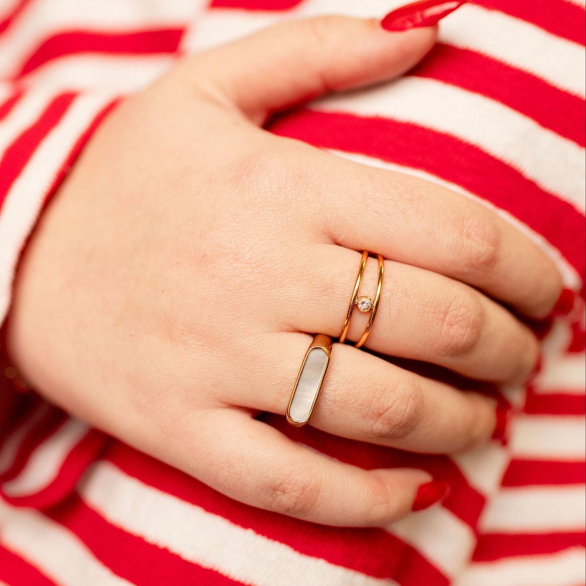 Rosie Double Band Diamond Ring