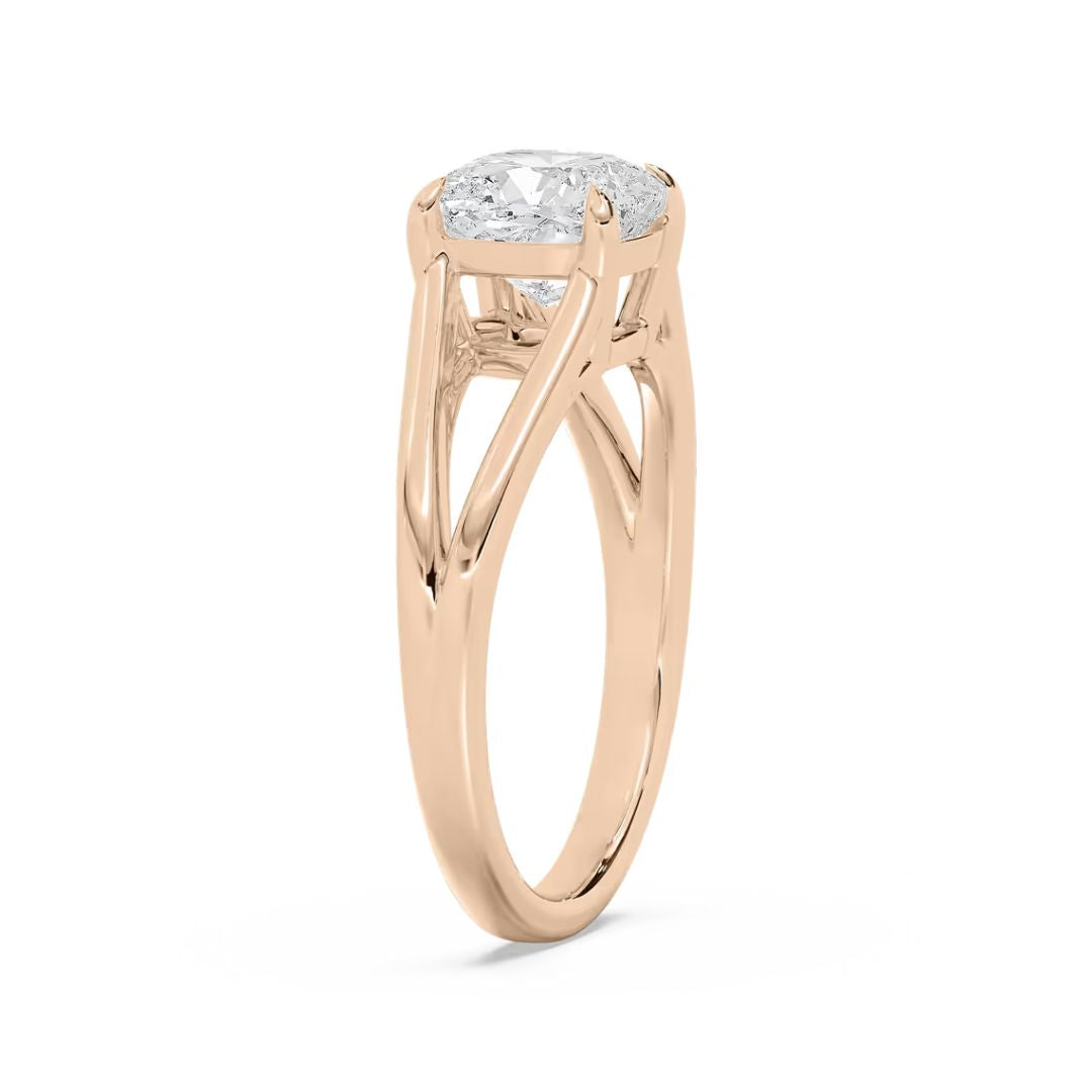 *Round Esme Open Shank Solitaire