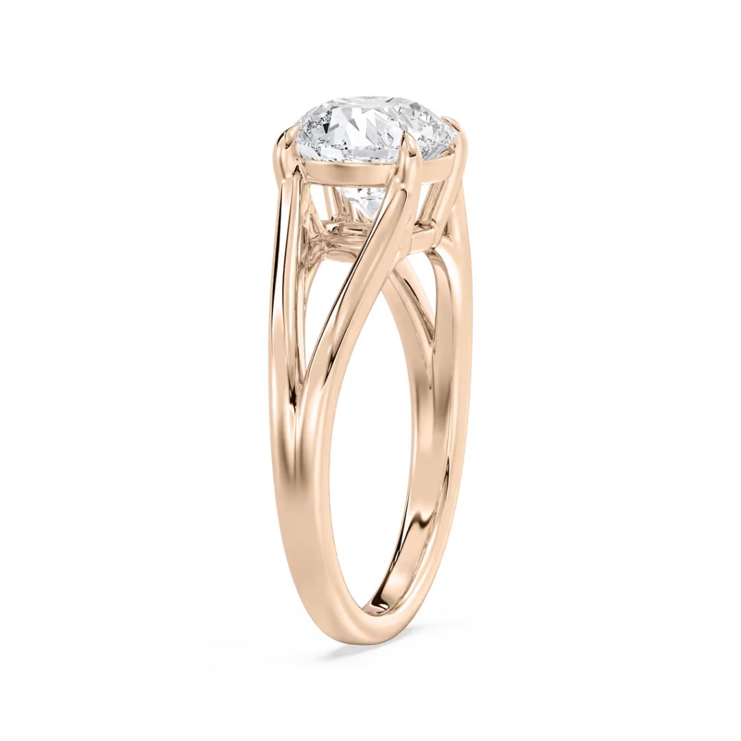 *Cushion Esme Open Shank Solitaire