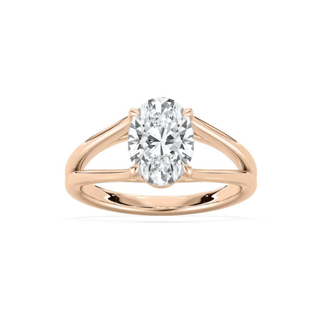 *Oval Esme Open Shank Solitaire