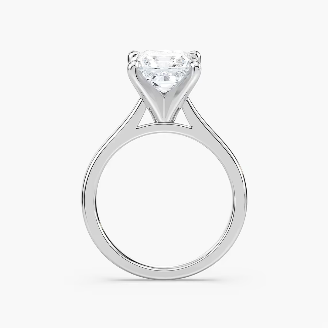 Princess Dior Claw Prong Solitaire Stackable