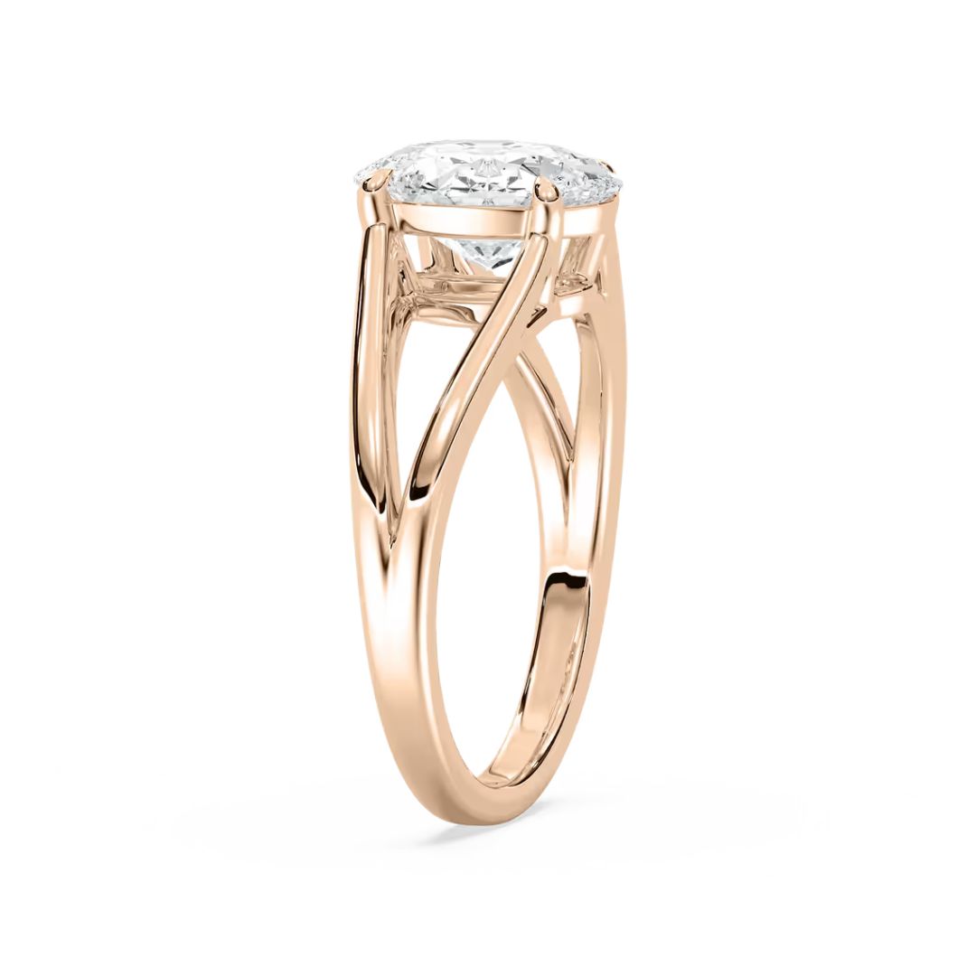 *Oval Esme Open Shank Solitaire