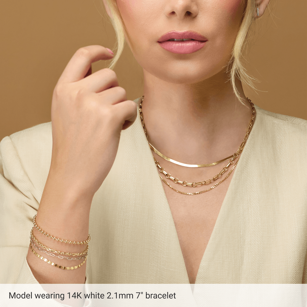 Élan 2.1 mm Paperclip Chain 14K Gold or Gold-Filled