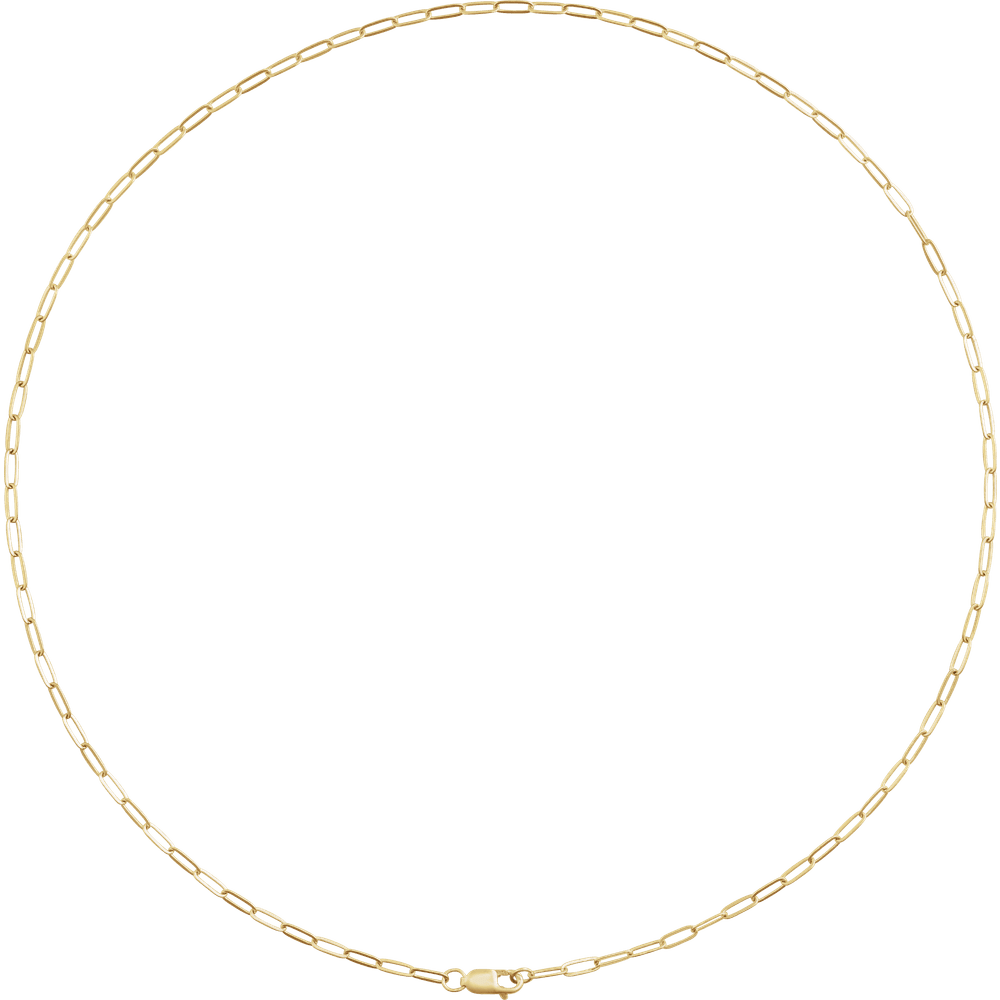 Élan 2.1 mm Paperclip Chain 14K Gold or Gold-Filled