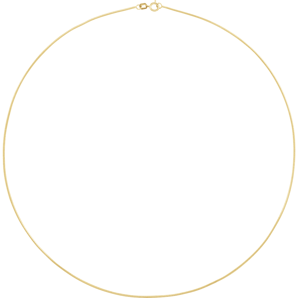 Fil de Soie 1 mm Gold-Filled & Solid 14K Gold Snake Chain