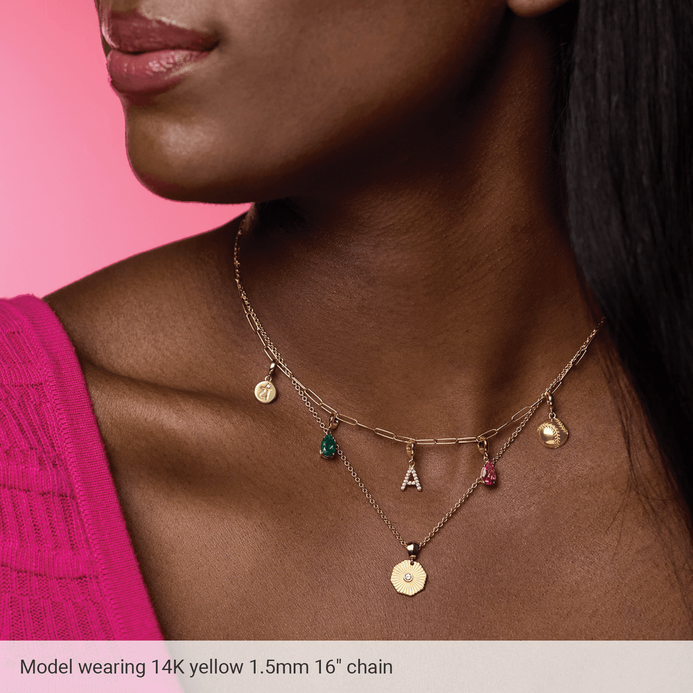 Amélie 14K Gold-Filled 1 mm Cable Chain Necklace