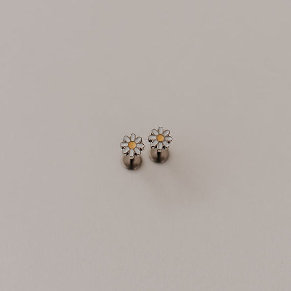 Carolina Daisy Flat Back Studs