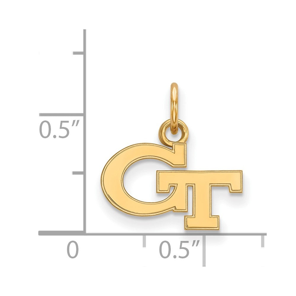 10K Gold Georgia Institute of Technology XS Pendant