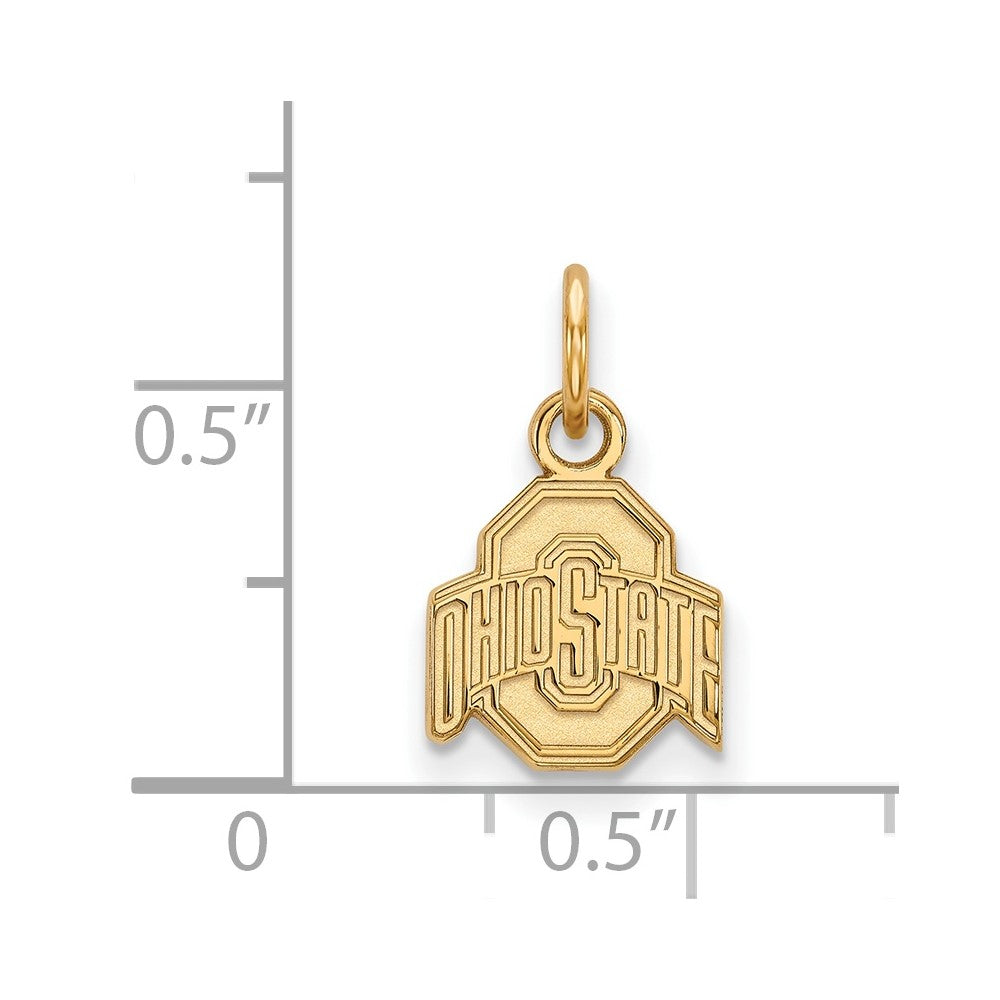 10K Gold Ohio State University XS Pendant