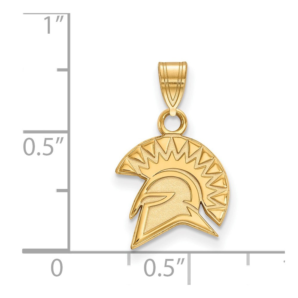 14K Gold San Jose State University Small Pendant