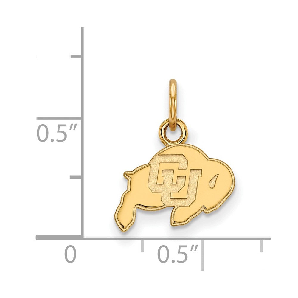 10K Gold University of Colorado XS Pendant