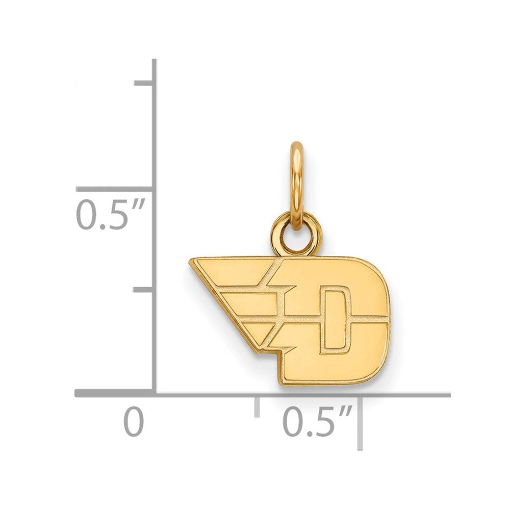 14K Gold University of Dayton XS Pendant
