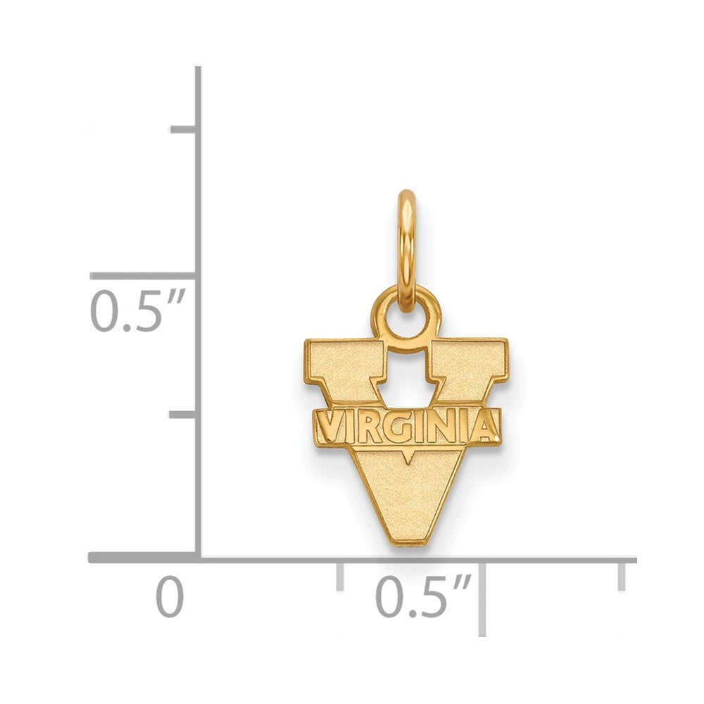 14K Gold University of Virginia XS Pendant