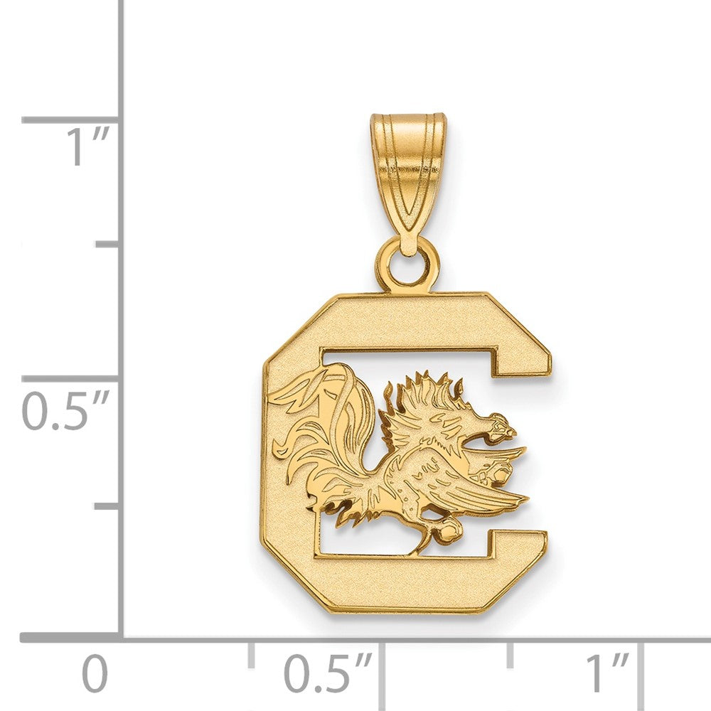 14K Gold University of South Carolina Medium Pendant