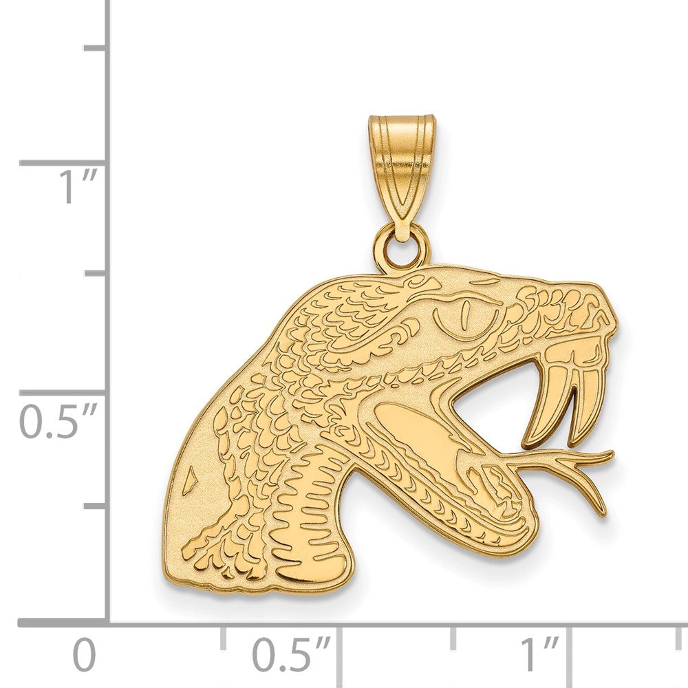 10K Gold Florida A and M University Large Pendant