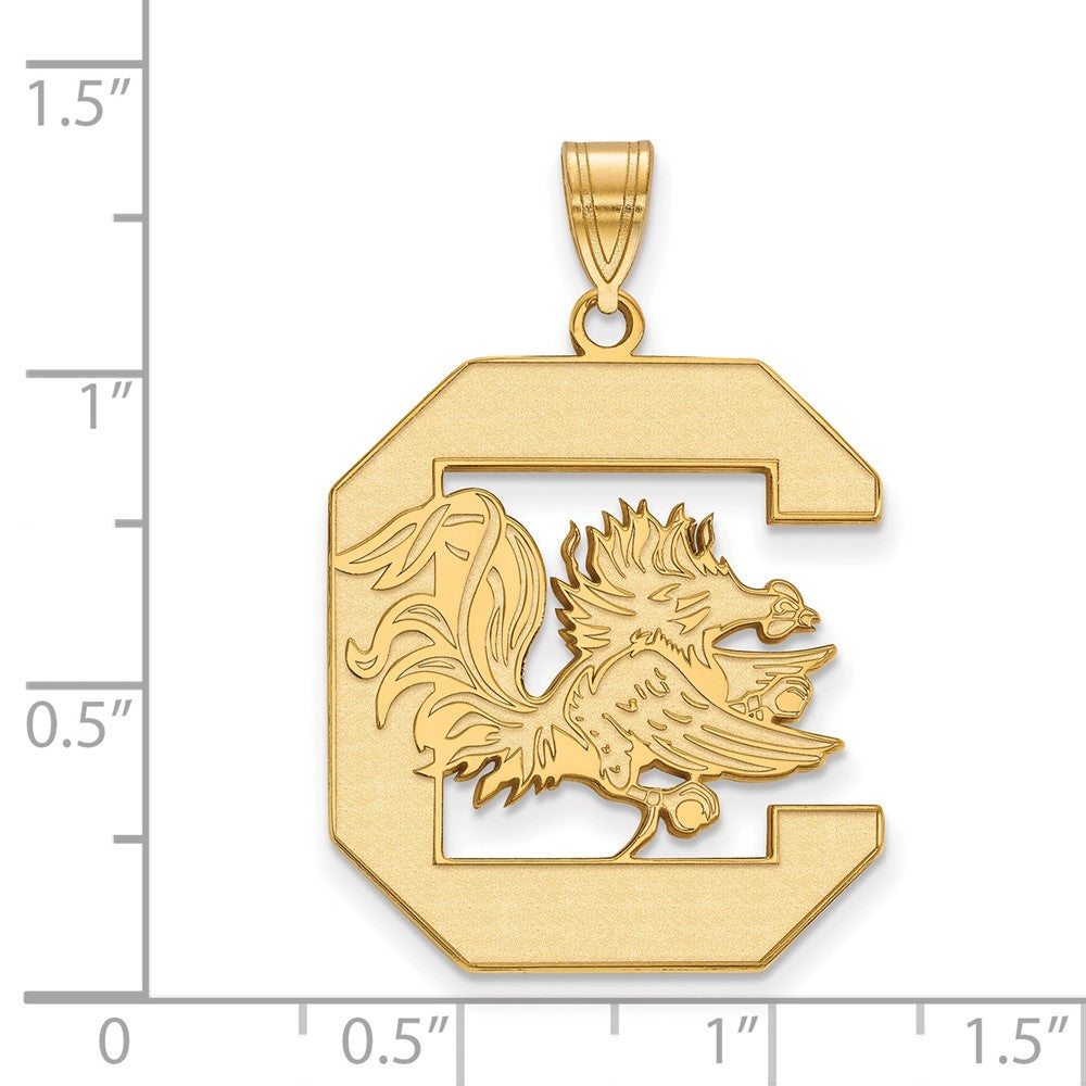 10K Gold University of South Carolina XL Pendant