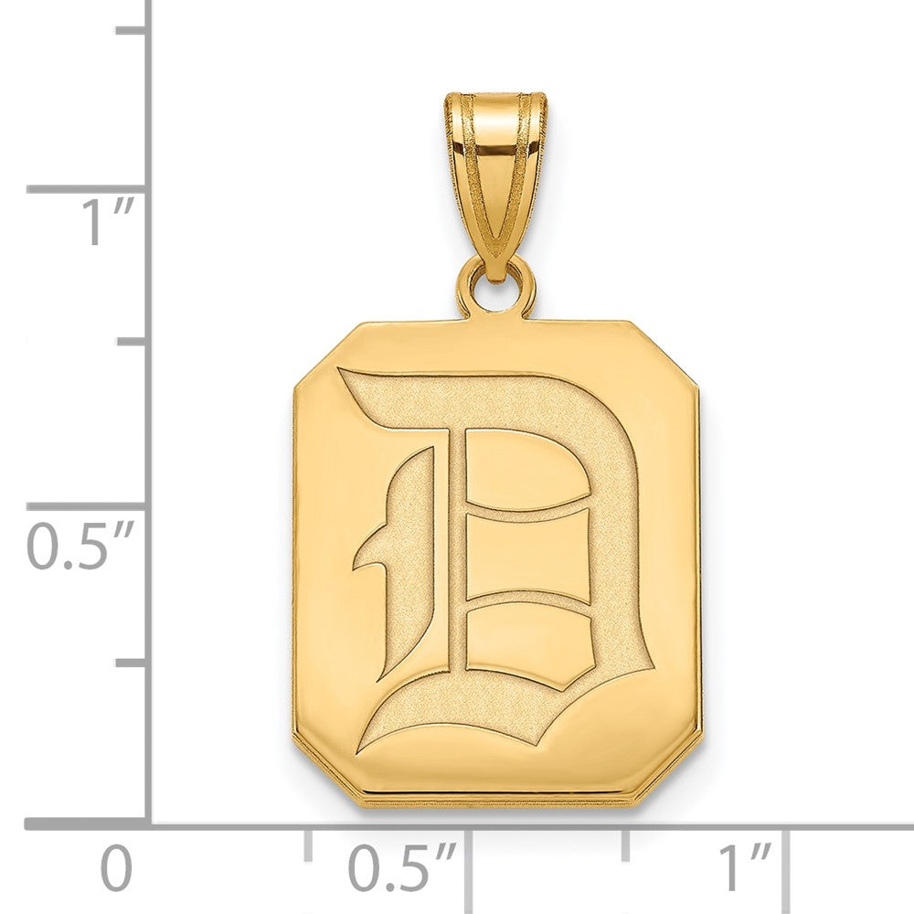 10K Gold Duquesne University Large Pendant