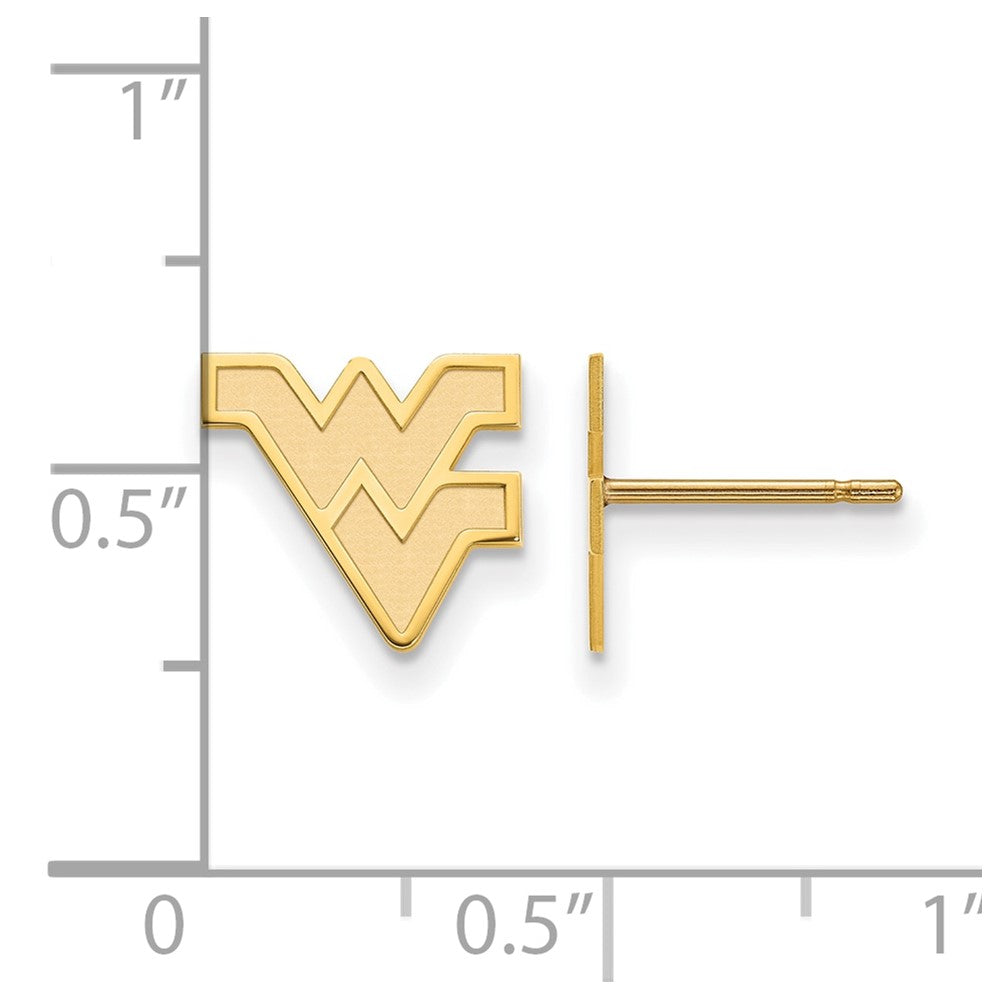14K Gold West Virginia University XS Post Earrings